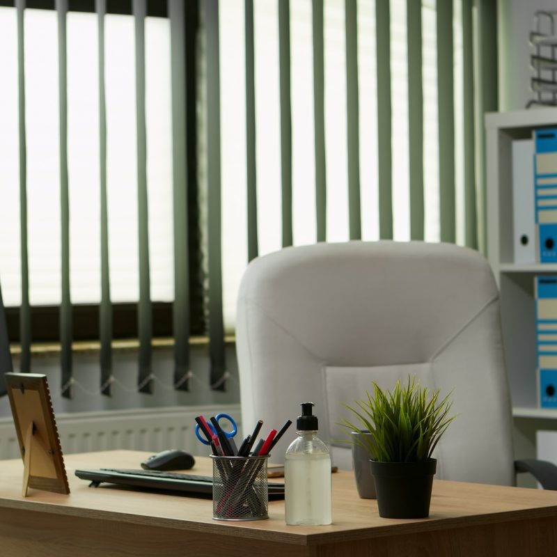 Interior of empty office space
